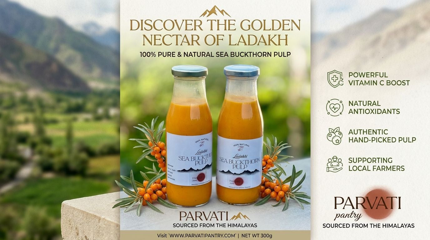 Sea Buckthorn Pulp (Ladakh)