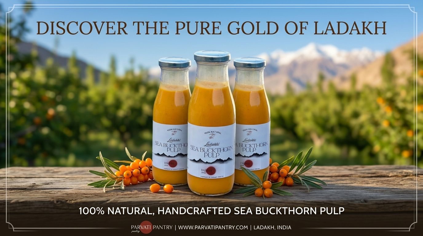 Sea Buckthorn Pulp (Ladakh)